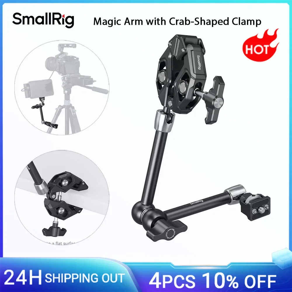 Monitor Arm Clamp - 크랩 모양 클램프가 있는 스몰리그 매직