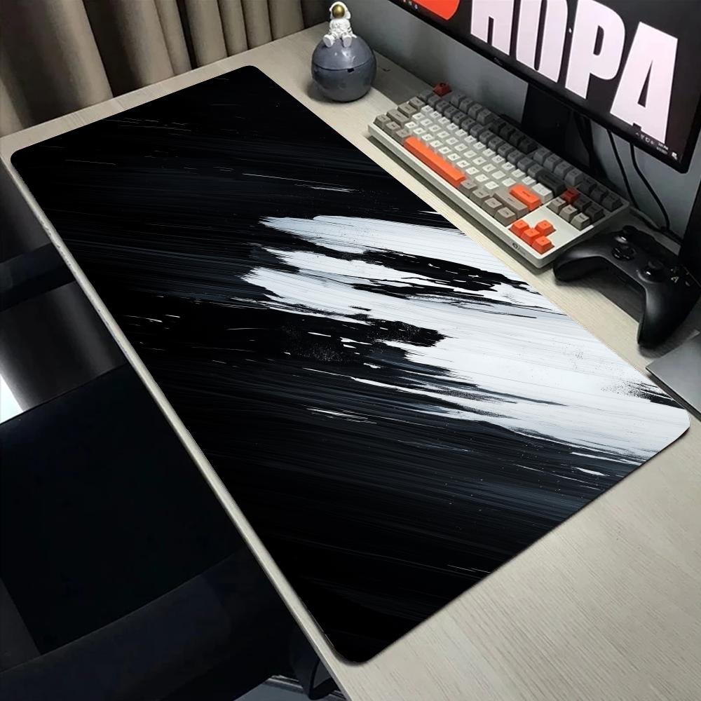 Desk Setup Gadgets - 추상적인 유체 디자인 게이밍 마우스 패드,