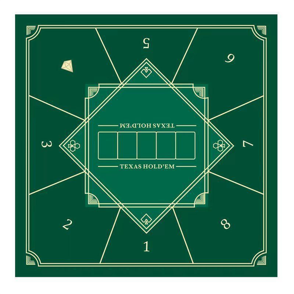 Rubber Mat Desk - 두꺼운 텍사스 홀덤 포커 매트 방수