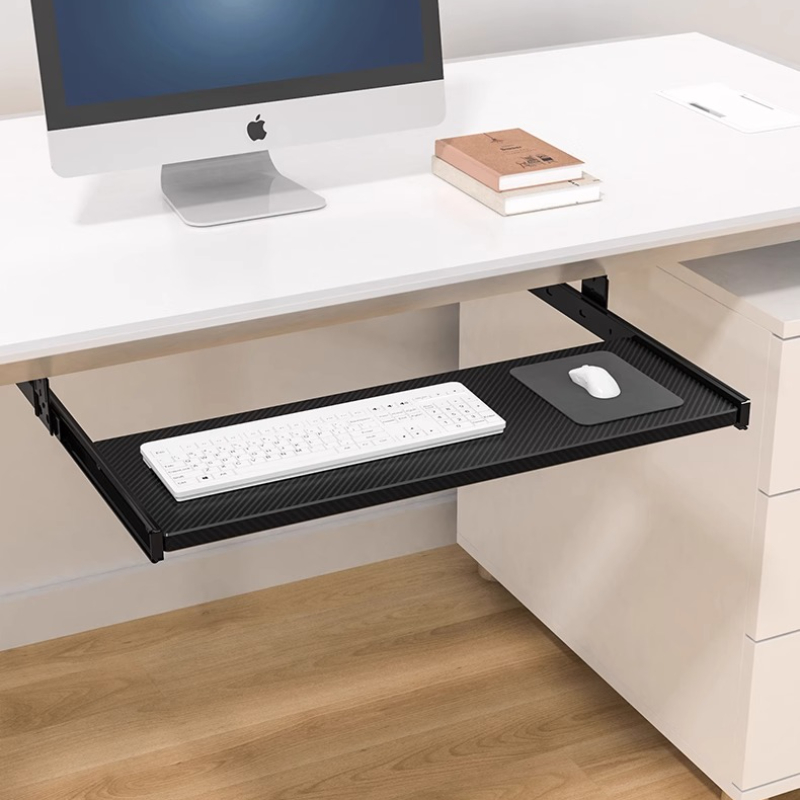 책상 아래 슬라이딩 레일 마우스 플랫폼이 있는 나무 키 - Desk Setup With Keyboard Tray 리뷰 및 가격