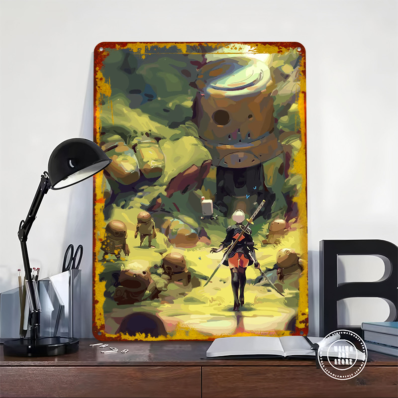Nier Automata: 2B in Forest 금속 - Desk Setup Vintage 리뷰 및 가격