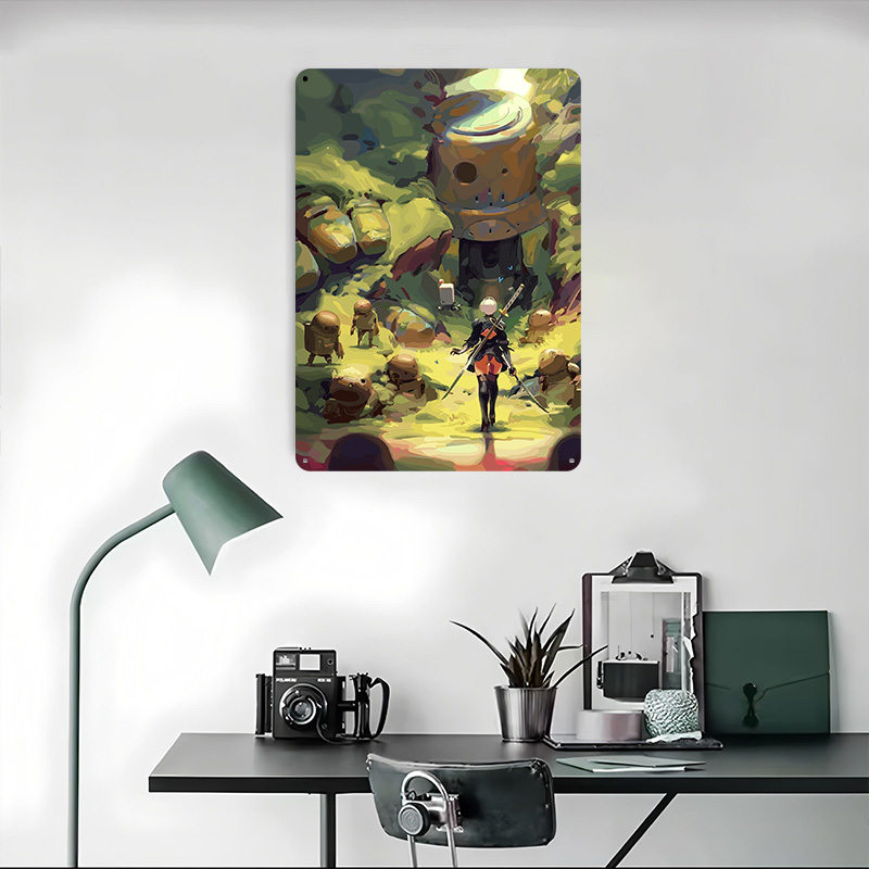 Nier Automata: 2B in Forest 금속 - Desk Setup Vintage 리뷰 및 가격