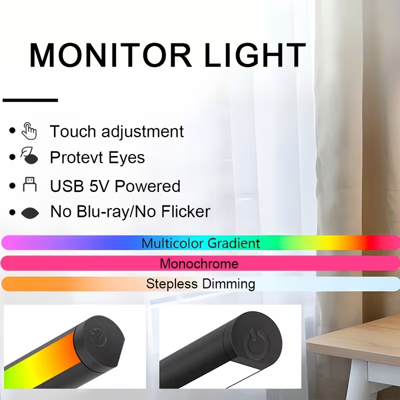 LED 모니터 라이트 바 30cm 40cm 컴퓨터 모니 - Desk Setup Computer 리뷰 및 가격