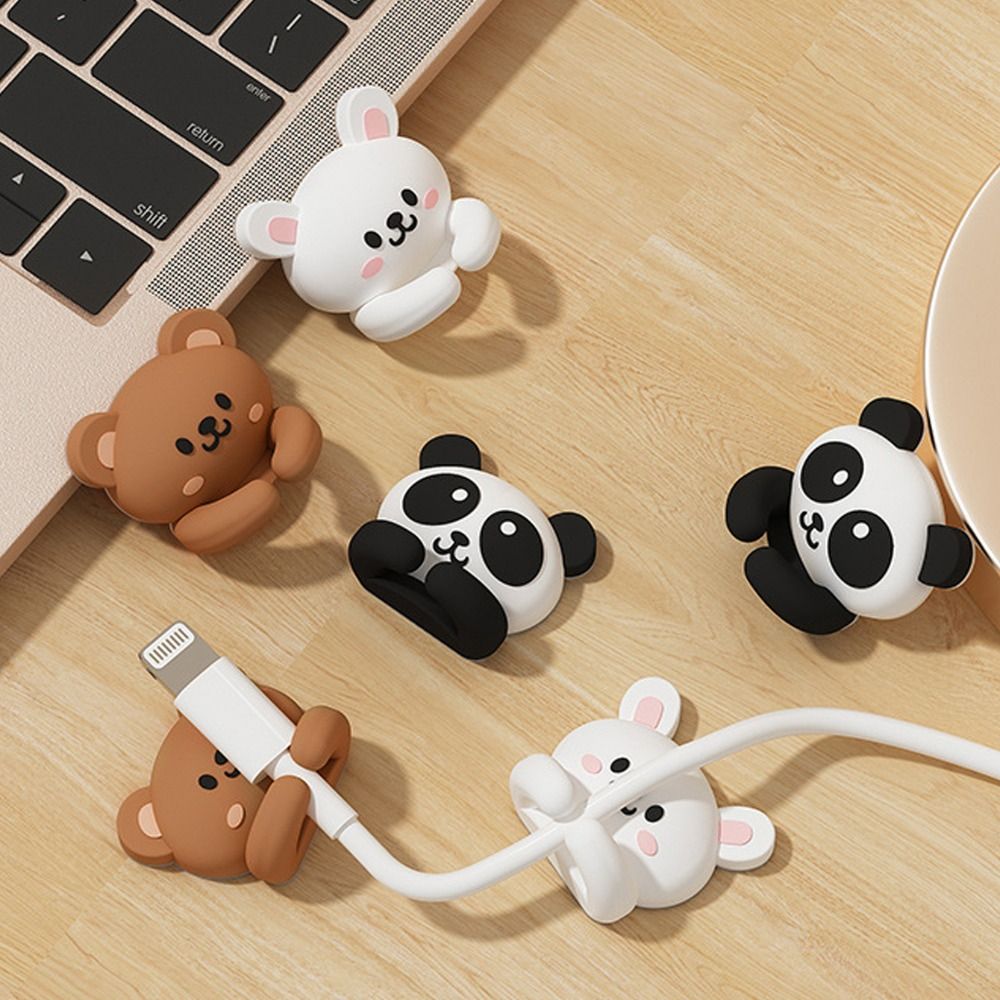 강력한 접착력의 셀프 접착 케이블 클립 귀여운 동물 디 - Desk Setup Gadgets 리뷰 및 가격