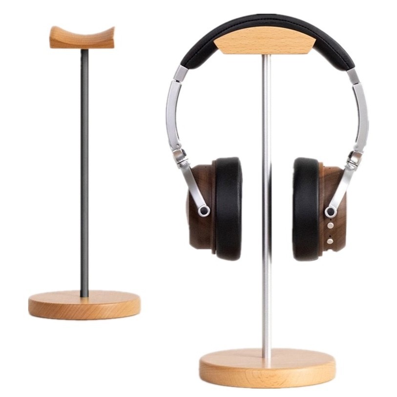 블랙 월넛 우드 & 알루미늄 헤드폰 스탠드, 내추럴 월 - Gaming Setup Desk 리뷰 및 가격