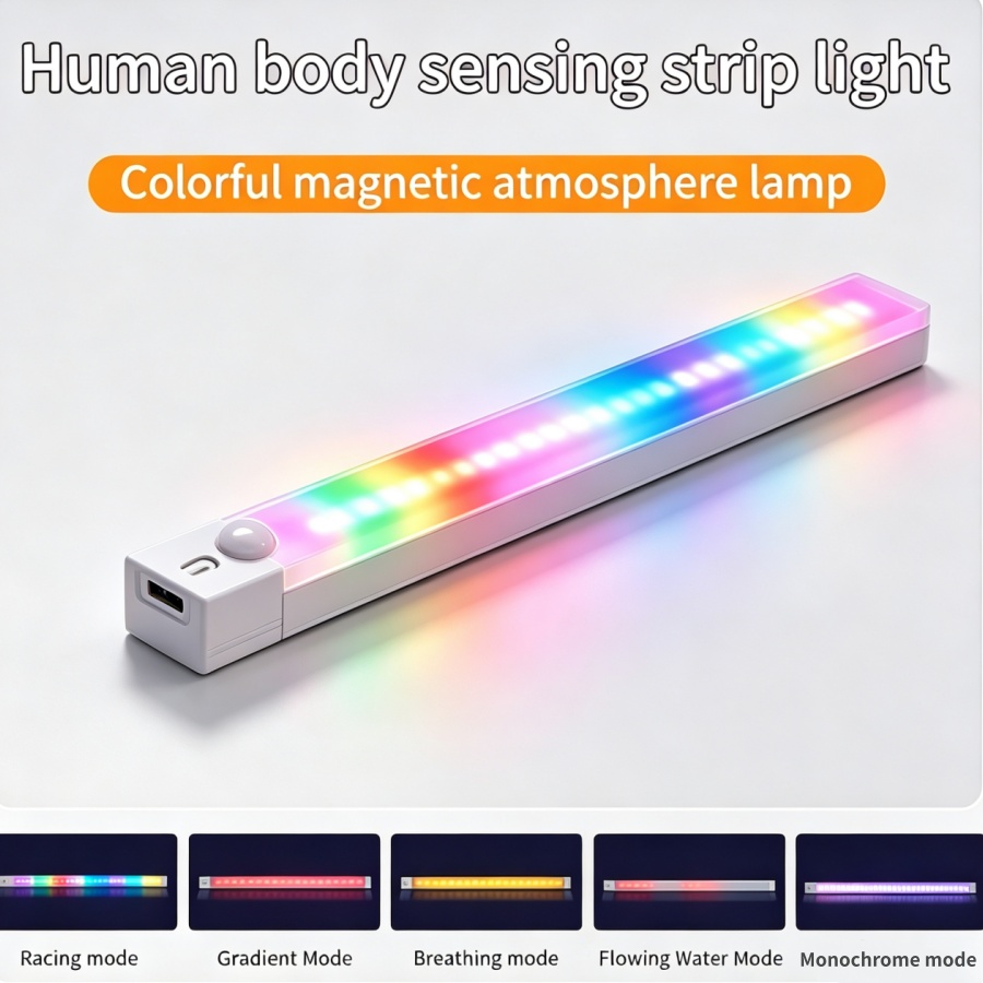 충전식 RGB LED 책상 조명 모션 센서 마그네틱 라 - Gaming Setup Desk 리뷰 및 가격