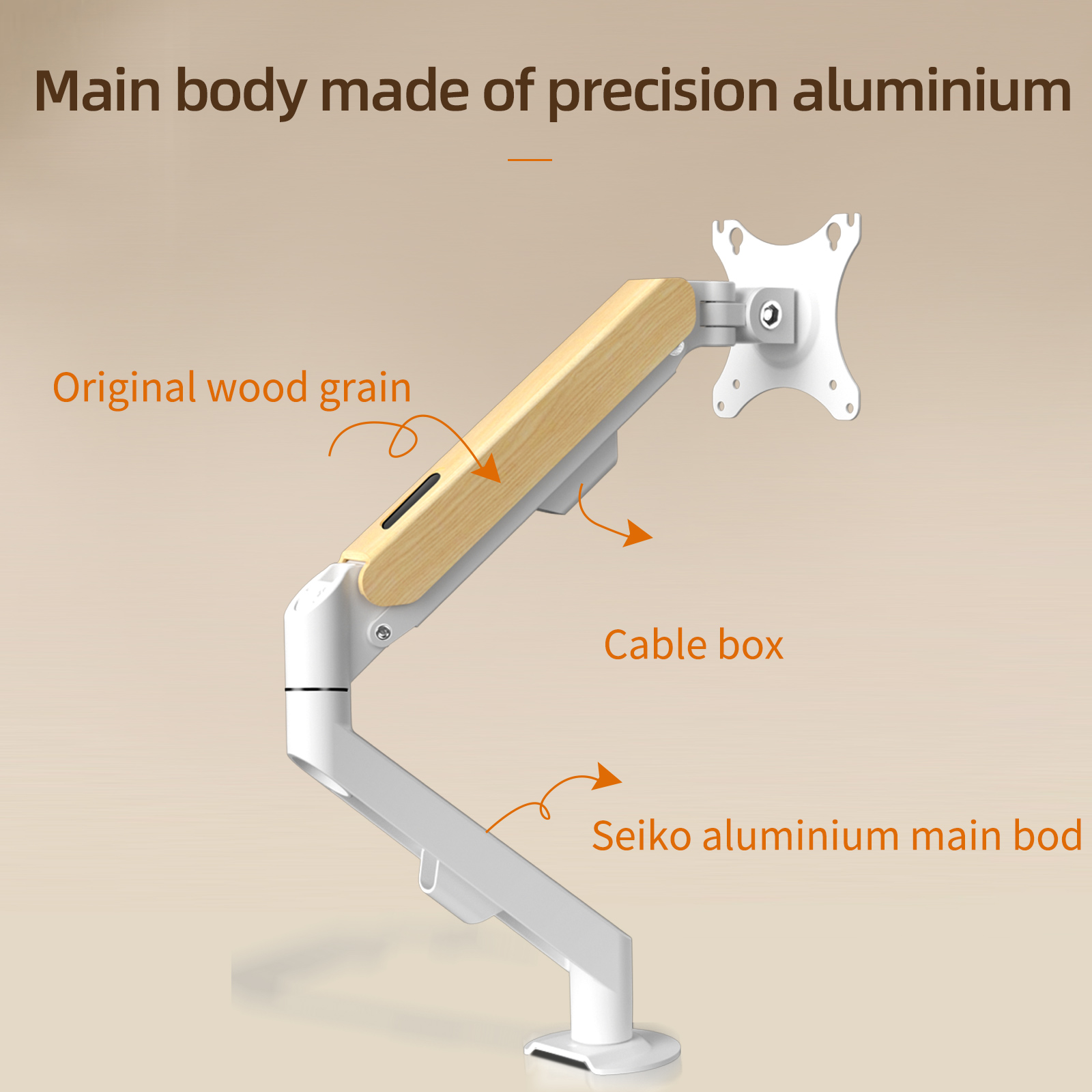 HILLPORT 데스크탑 화이트 모니터 암 거치대, 가 - Monitor Arm Clamp 리뷰 및 가격