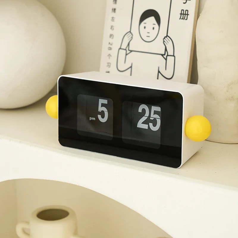 자동 페이지 넘김 시계, 거실, 침실용 창의적인 테이블 - Desk Setup Gadgets 리뷰 및 가격