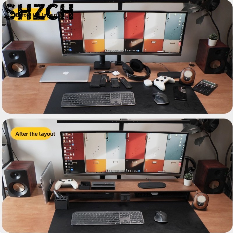 Z3 Pro 모듈형 모니터 라이저 원목 데스크탑 엘리베 - Desk Setup Riser 리뷰 및 가격