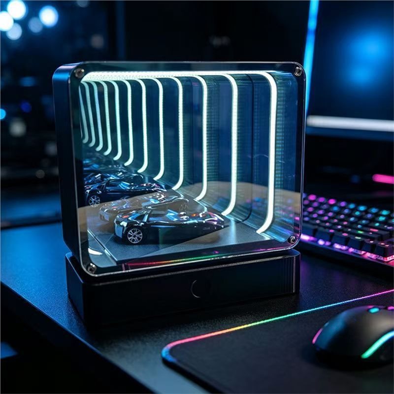 A02F-4D 터널형 야간 충전식 터치 컨트롤 데스크  - Gaming Setup Desk 리뷰 및 가격
