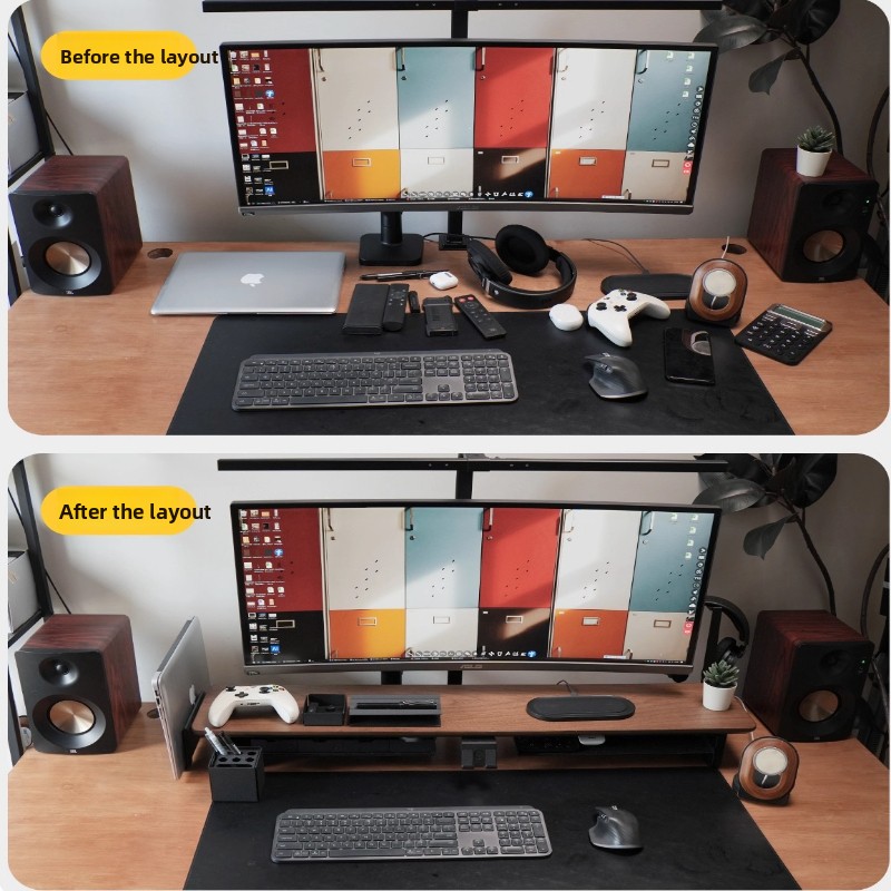Z3 프로 모듈형 모니터 받침대 견고한 목재 데스크탑  - Desk Setup Riser 리뷰 및 가격