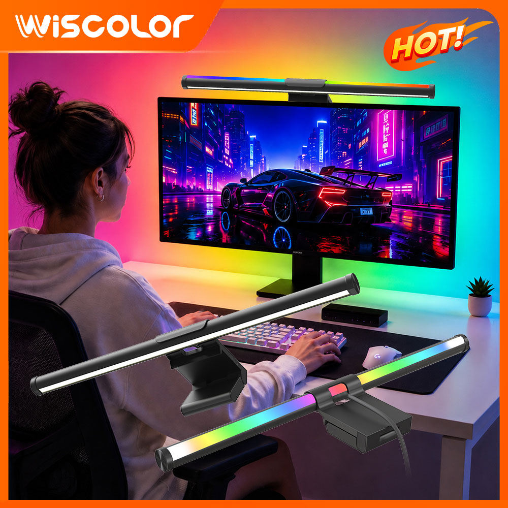 와이파이 라이트바 모니터 라이트 바 램프 스크린 설정  - Gaming Setup Desk 리뷰 및 가격