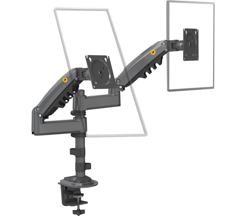 NB 뉴 H180 풀 모션 17'-27' 듀얼 모니터  - Monitor Arm Clamp 리뷰 및 가격