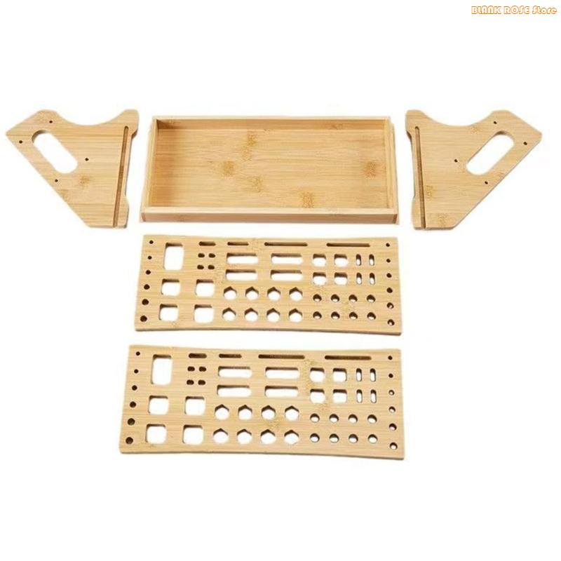 K1AE 천연 목재 보관 선반 조립 필요 없음 30초  - Desk Setup Needs 리뷰 및 가격
