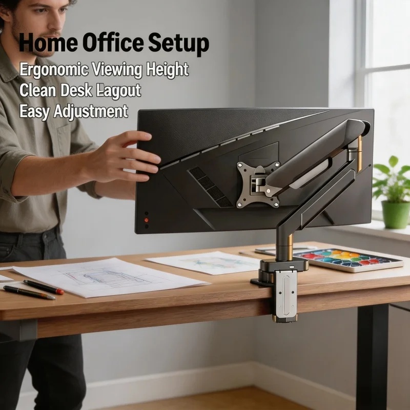 14인치~32인치 스크린용 단일 모니터 마운트 브래킷, - Monitor Arm Clamp 리뷰 및 가격