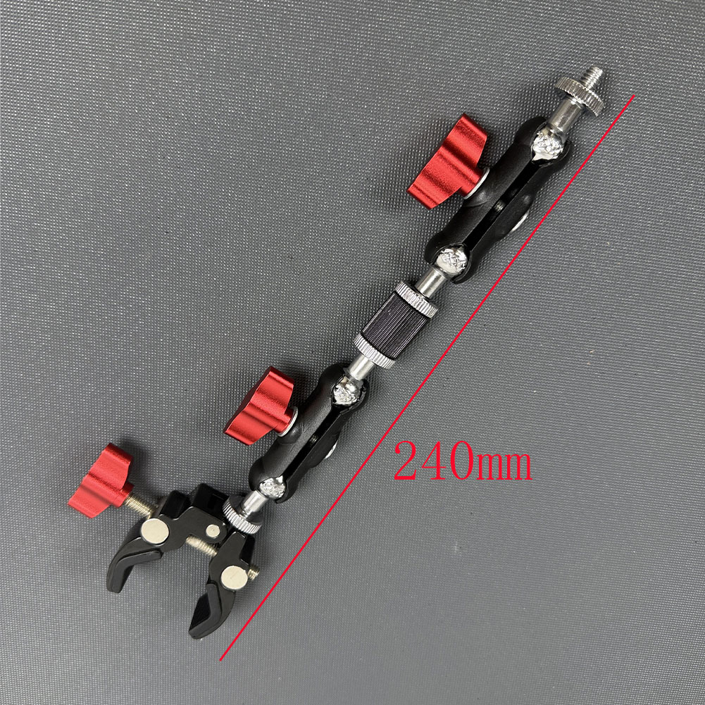 카메라 메탈 슈퍼 클램프, 더블 볼 헤드 매직 암 포함 - Monitor Arm Clamp 리뷰 및 가격
