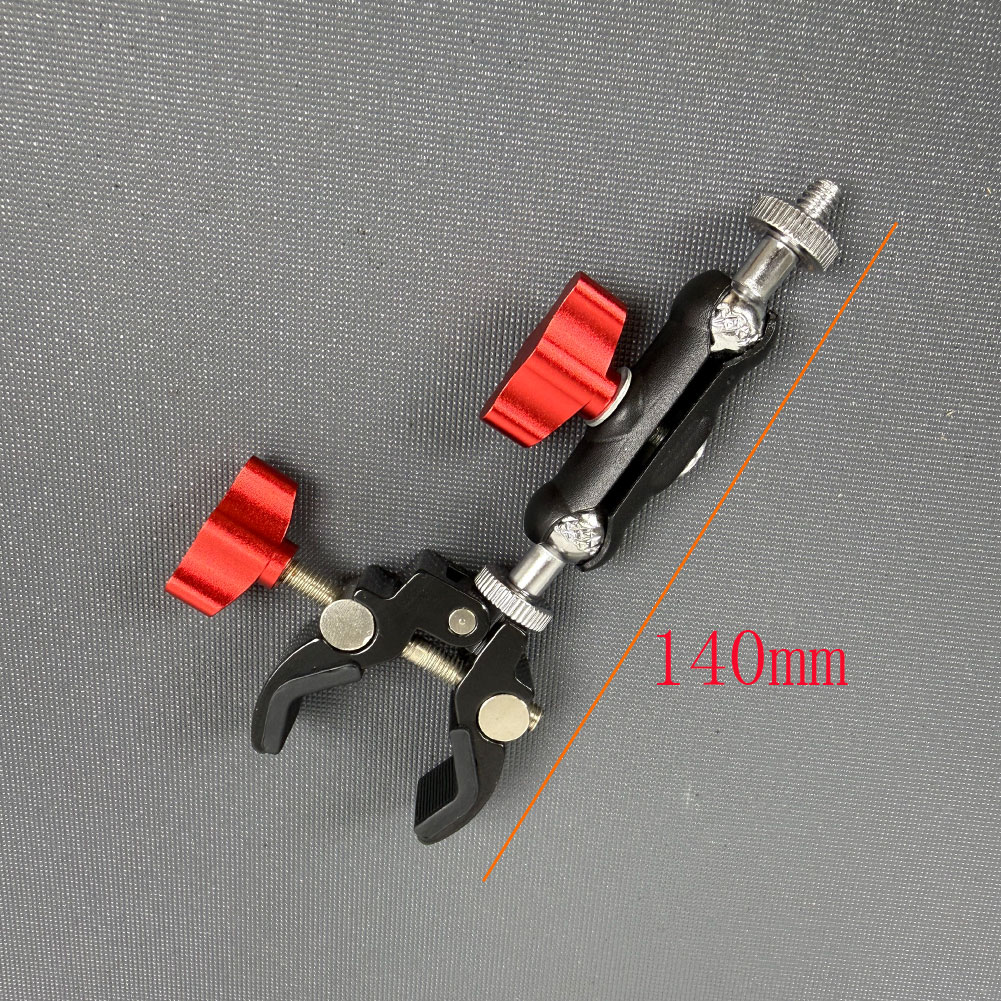 카메라 메탈 슈퍼 클램프, 더블 볼 헤드 매직 암 포함 - Monitor Arm Clamp 리뷰 및 가격