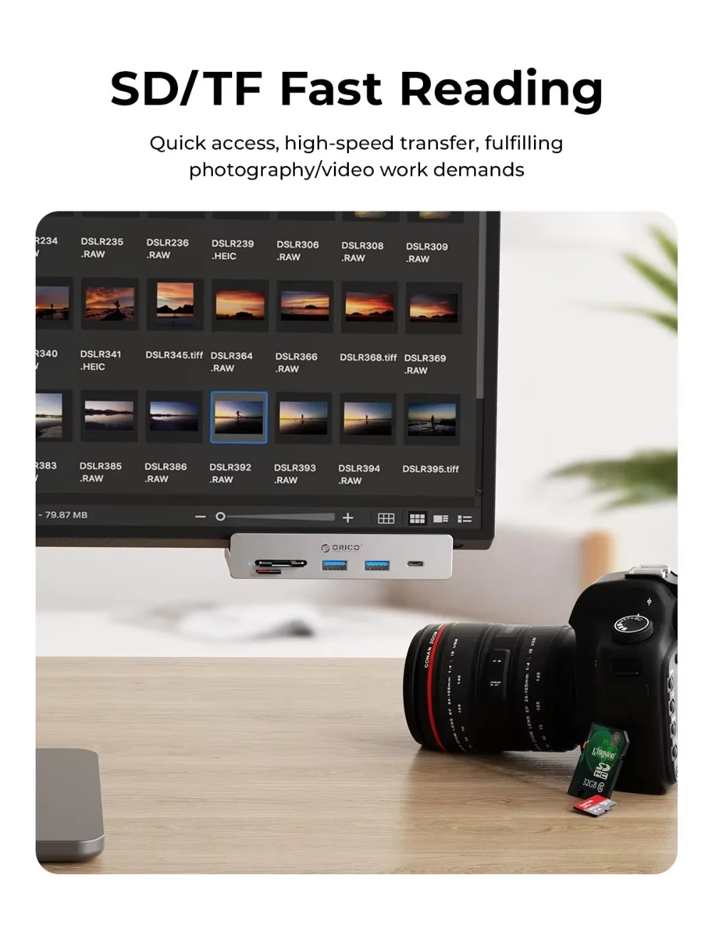 ORICO USB 3.2 허브, 전원 초고속 확장 10 - Desk Setup Gadgets 리뷰 및 가격