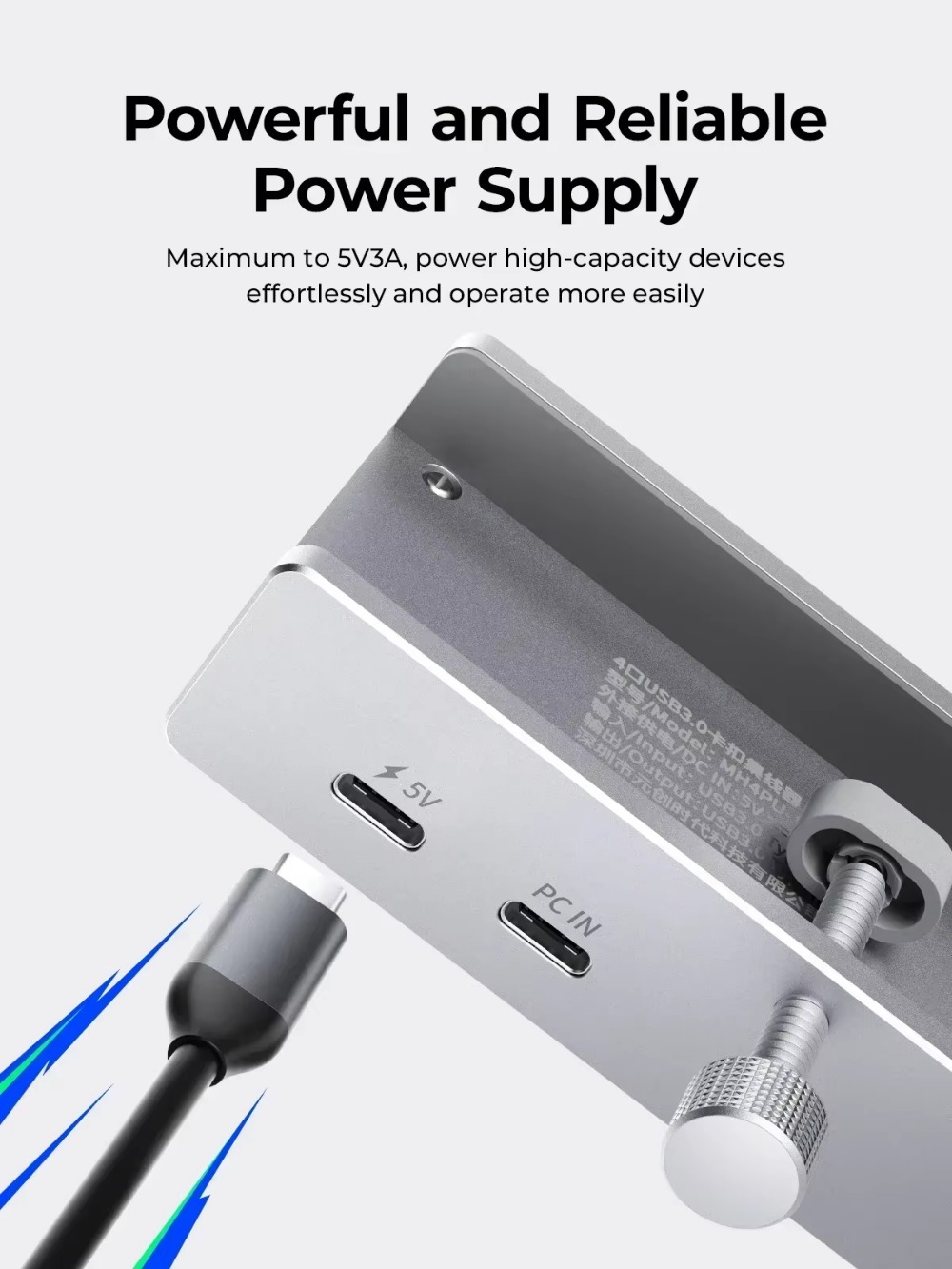ORICO USB 3.2 허브, 전원 초고속 확장 10 - Desk Setup Gadgets 리뷰 및 가격